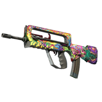 FAMAS | Bad Trip (Battle-Scarred)