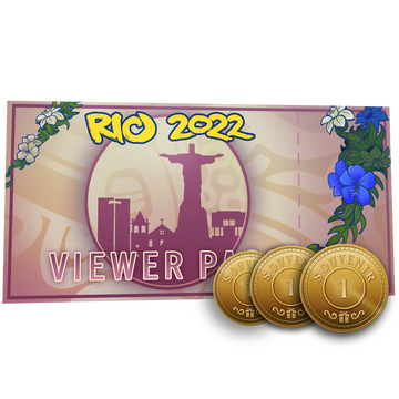 Rio 2022 Viewer Pass + 3 Souvenir Tokens