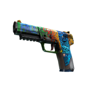 Souvenir Five-SeveN | Fall Hazard (Well-Worn)