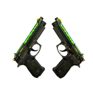 StatTrak™ Dual Berettas | Cobra Strike (Minimal Wear)