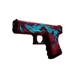 StatTrak™ Glock-18 | Water Elemental (Well-Worn)