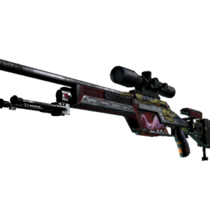 StatTrak™ SSG 08 | Bloodshot (Battle-Scarred)
