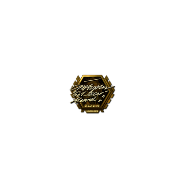 Sticker | GeT_RiGhT (Gold) | London 2018