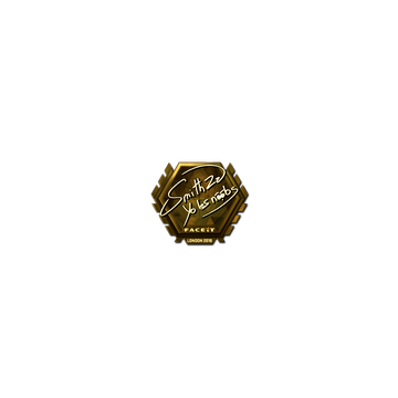 Sticker | SmithZz (Gold) | London 2018