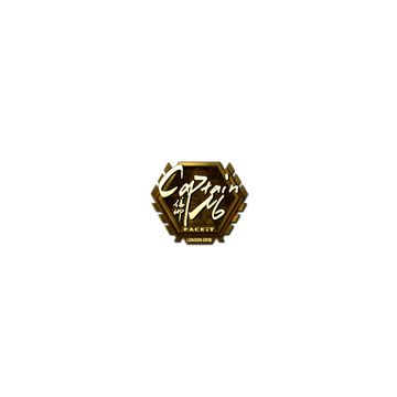 Sticker | captainMo (Gold) | London 2018