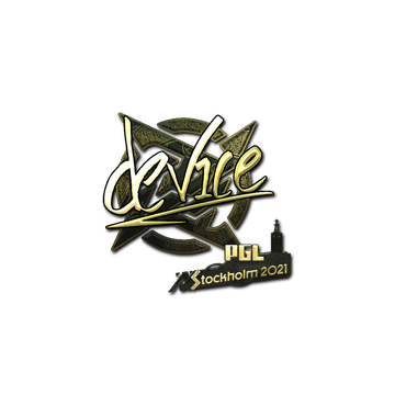 Sticker | device (Gold) | Stockholm 2021