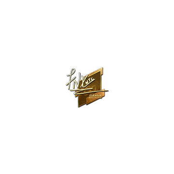 Sticker | fnx (Gold) | Boston 2018