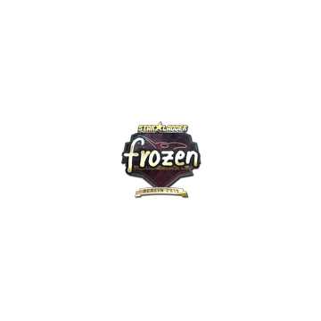 Sticker | frozen (Gold) | Berlin 2019