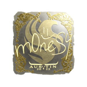 Sticker | m0NESY (Gold) | Austin 2025