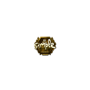 Sticker | s1mple (Gold) | London 2018