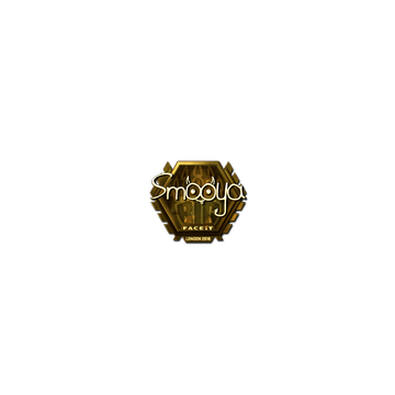 Sticker | smooya (Gold) | London 2018
