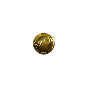 Sticker | sterling (Gold) | Katowice 2019