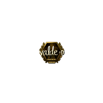 Sticker | v4lde (Gold) | London 2018
