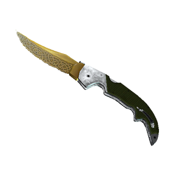 ★ Falchion Knife | Lore (Well-Worn)