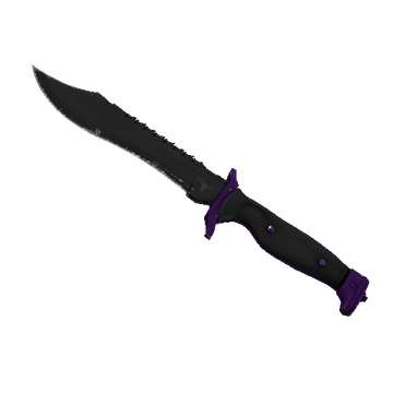 ★ StatTrak™ Bowie Knife | Ultraviolet (Well-Worn)