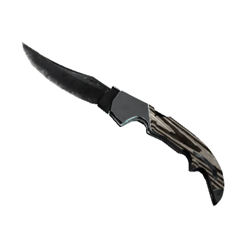 ★ StatTrak™ Falchion Knife | Black Laminate (Field-Tested)