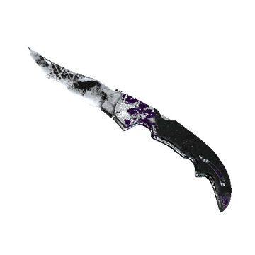 ★ StatTrak™ Falchion Knife | Ultraviolet (Battle-Scarred)