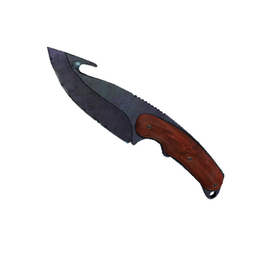 ★ StatTrak™ Gut Knife | Blue Steel (Well-Worn)