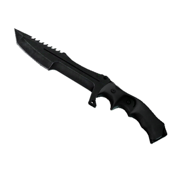 ★ StatTrak™ Huntsman Knife | Black Laminate (Minimal Wear)
