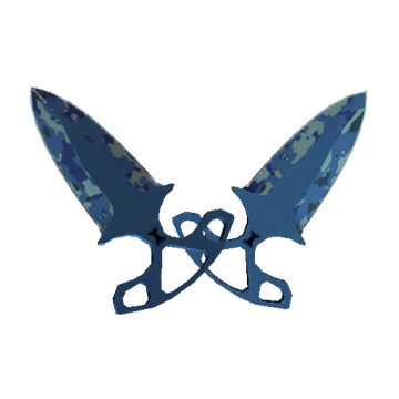 ★ StatTrak™ Shadow Daggers | Bright Water (Well-Worn)