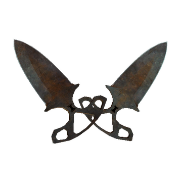 ★ StatTrak™ Shadow Daggers | Rust Coat (Battle-Scarred)