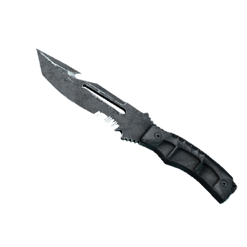 ★ Survival Knife | Night Stripe (Battle-Scarred)